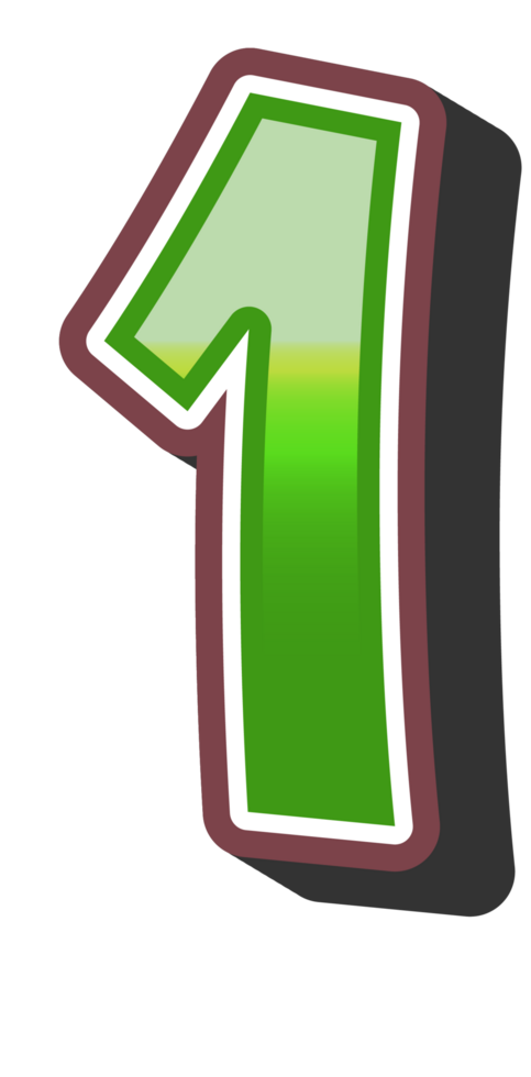 Cartoon Theme Alphabet Letter and Number png