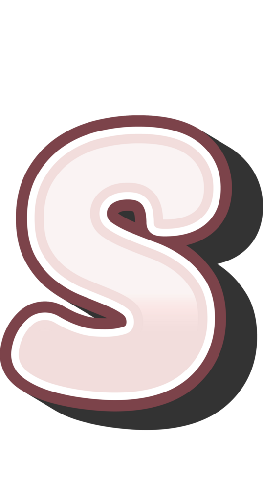 Cartoon Theme Alphabet Letter and Number png