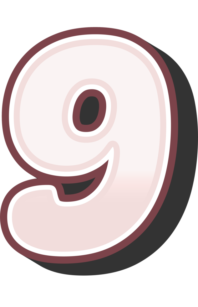 Cartoon Theme Alphabet Letter and Number png
