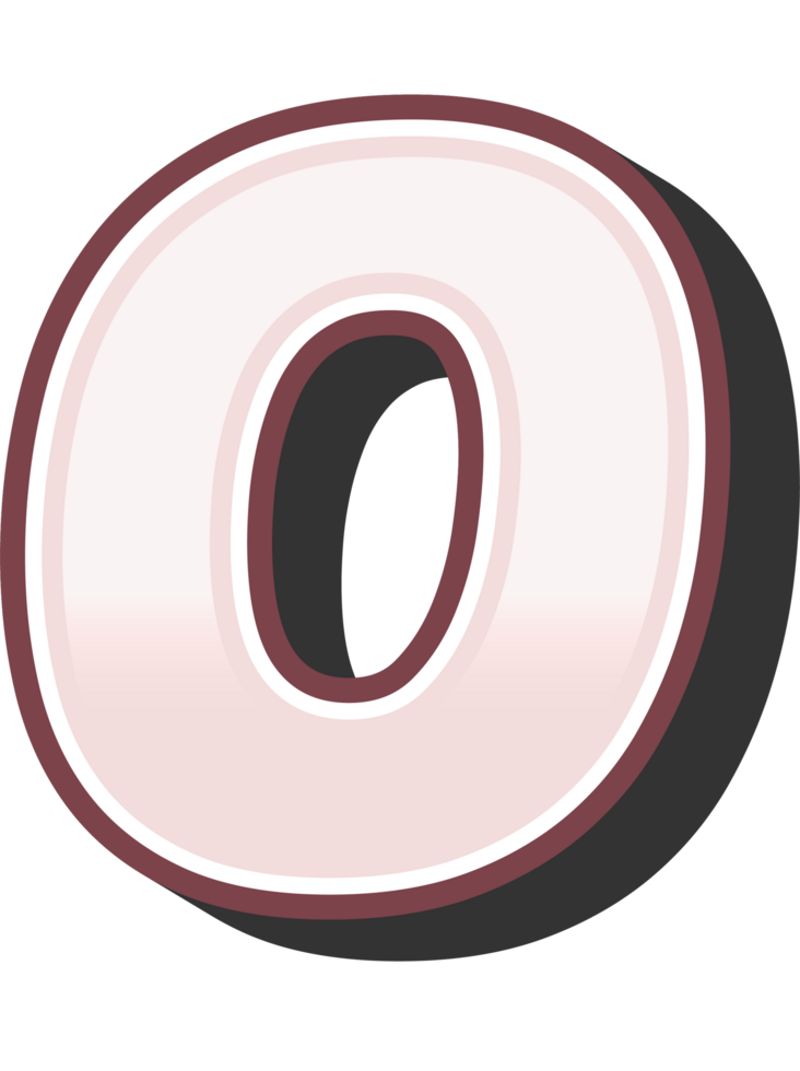 Cartoon Theme Alphabet Letter and Number png