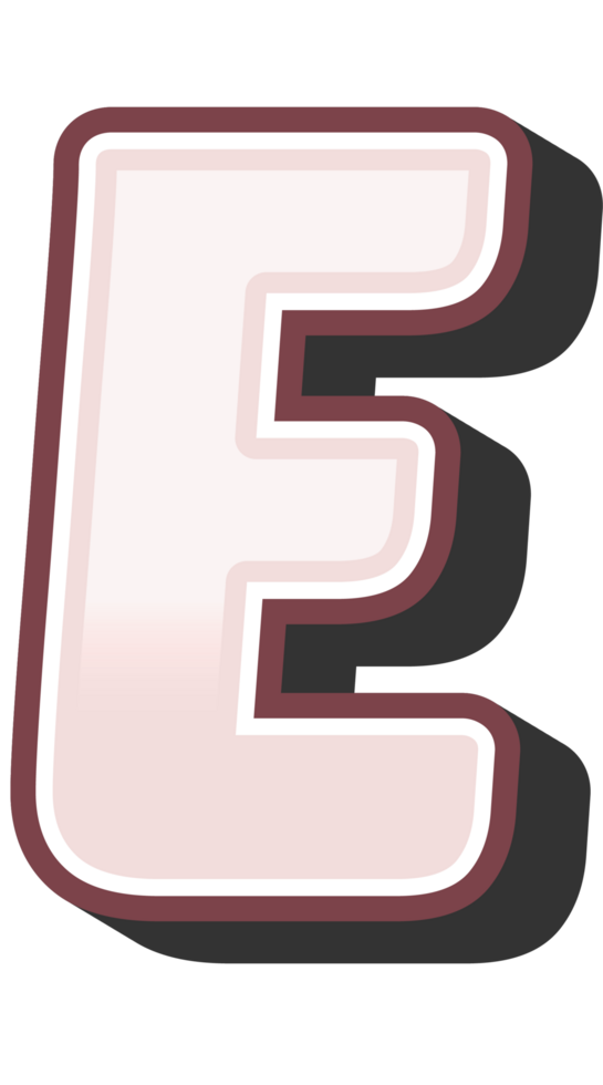 Cartoon Theme Alphabet Letter and Number png