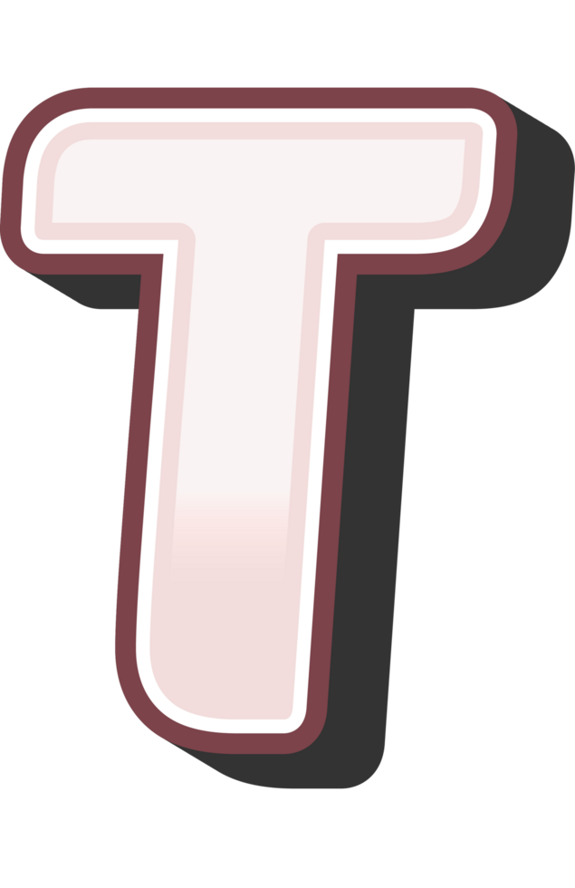 Cartoon Theme Alphabet Letter and Number png