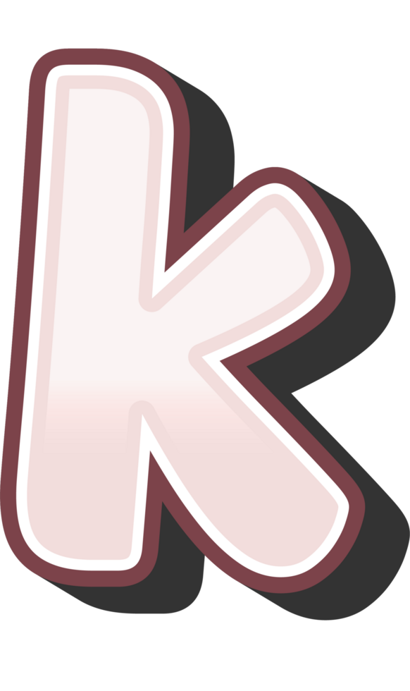 Cartoon Theme Alphabet Letter and Number png