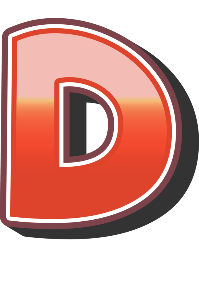 Cartoon Theme Alphabet Letter and Number png