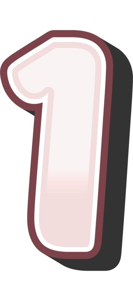 Cartoon Theme Alphabet Letter and Number png