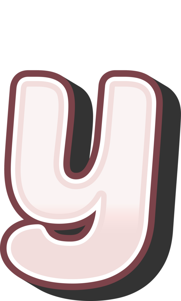 Cartoon Theme Alphabet Letter and Number png