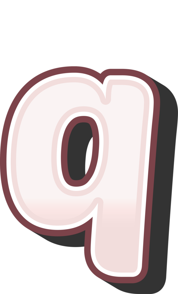 Cartoon Theme Alphabet Letter and Number png