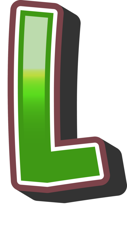 Cartoon Theme Alphabet Letter and Number png