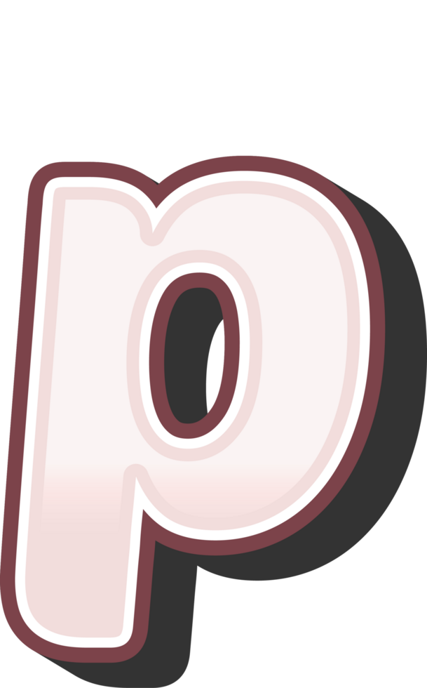 Cartoon Theme Alphabet Letter and Number png