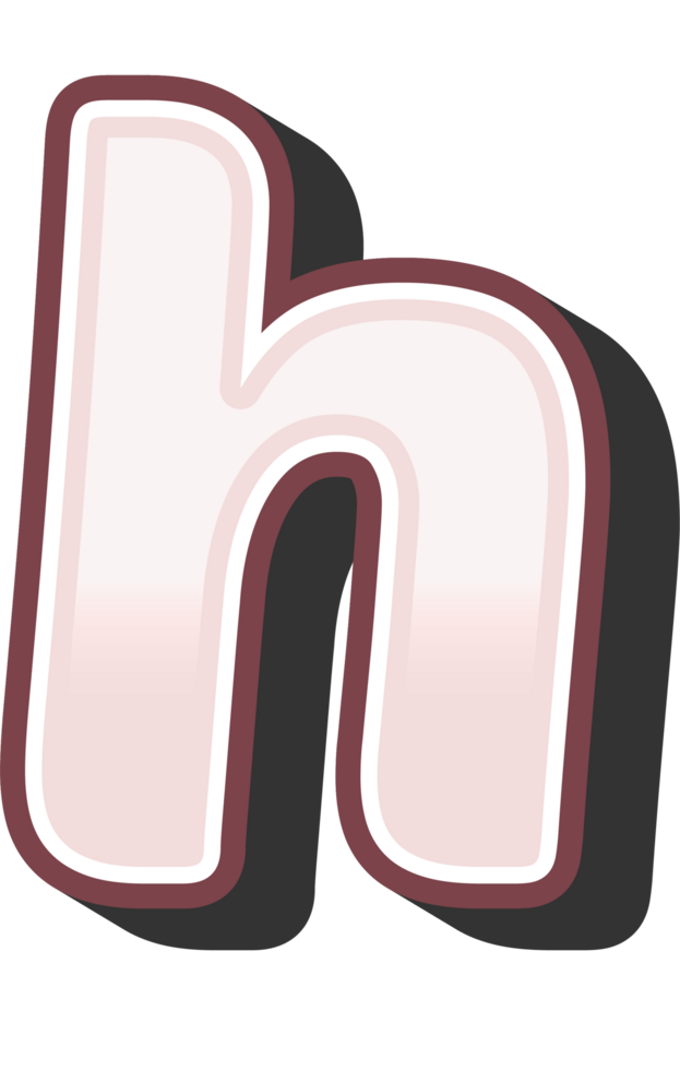 Cartoon Theme Alphabet Letter and Number png
