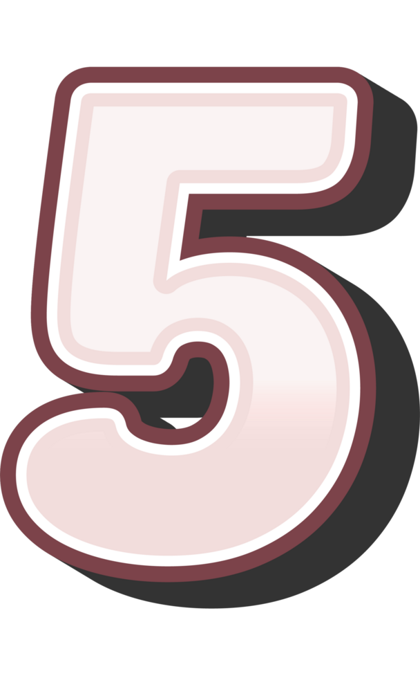 Cartoon Theme Alphabet Letter and Number png