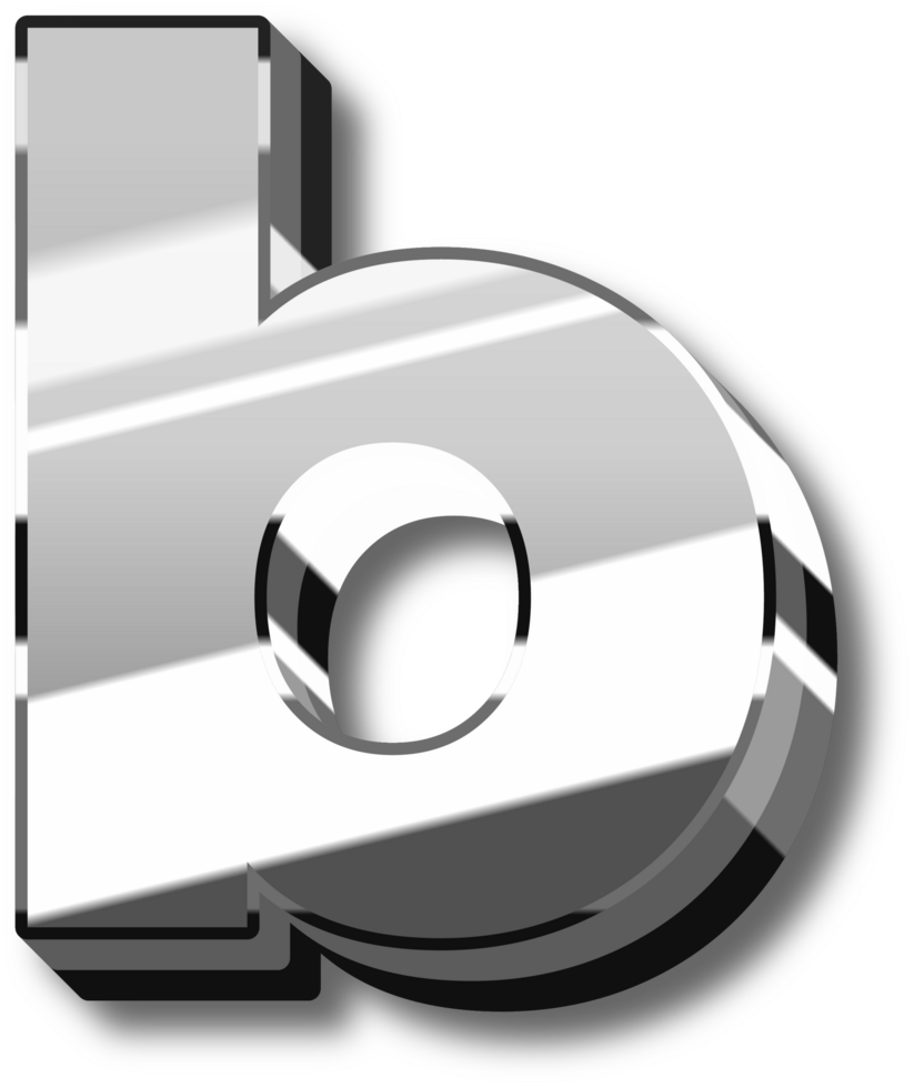 Luxury Silver Alphabet Letters and Numbers png
