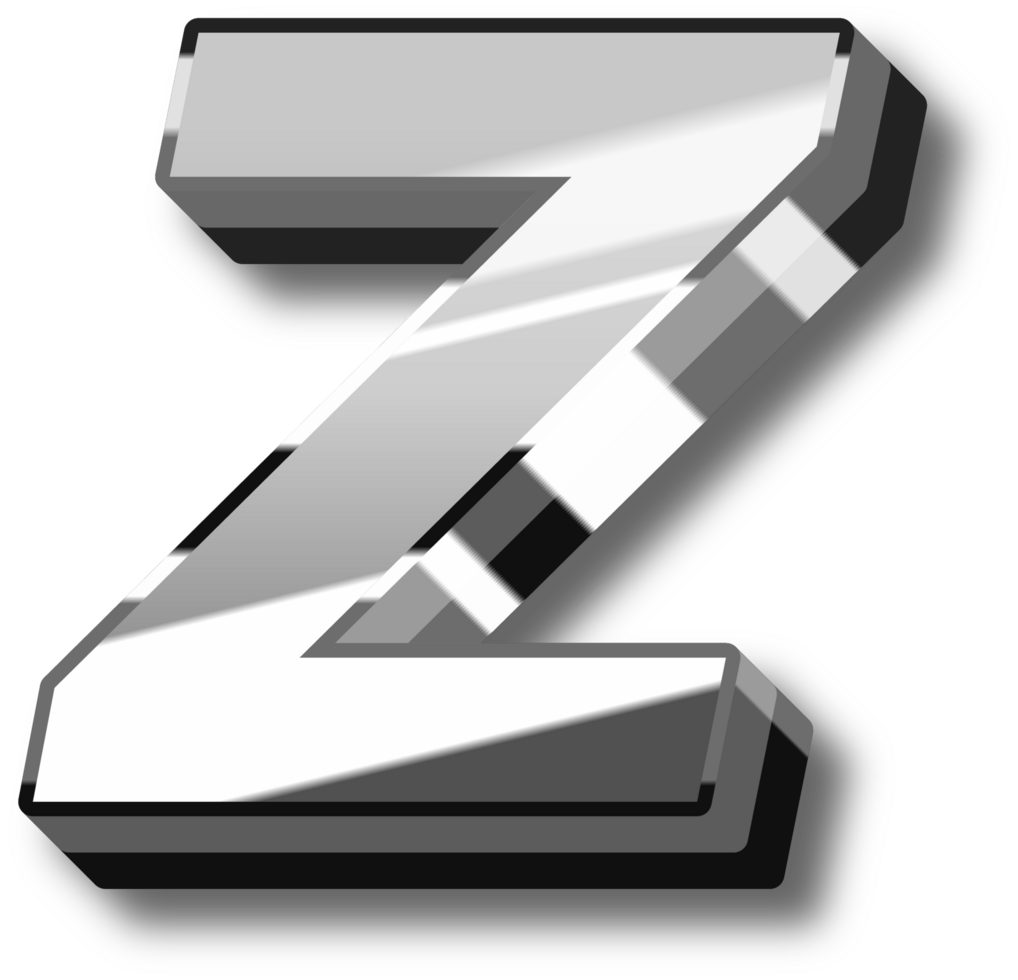 Luxury Silver Alphabet Letters and Numbers png