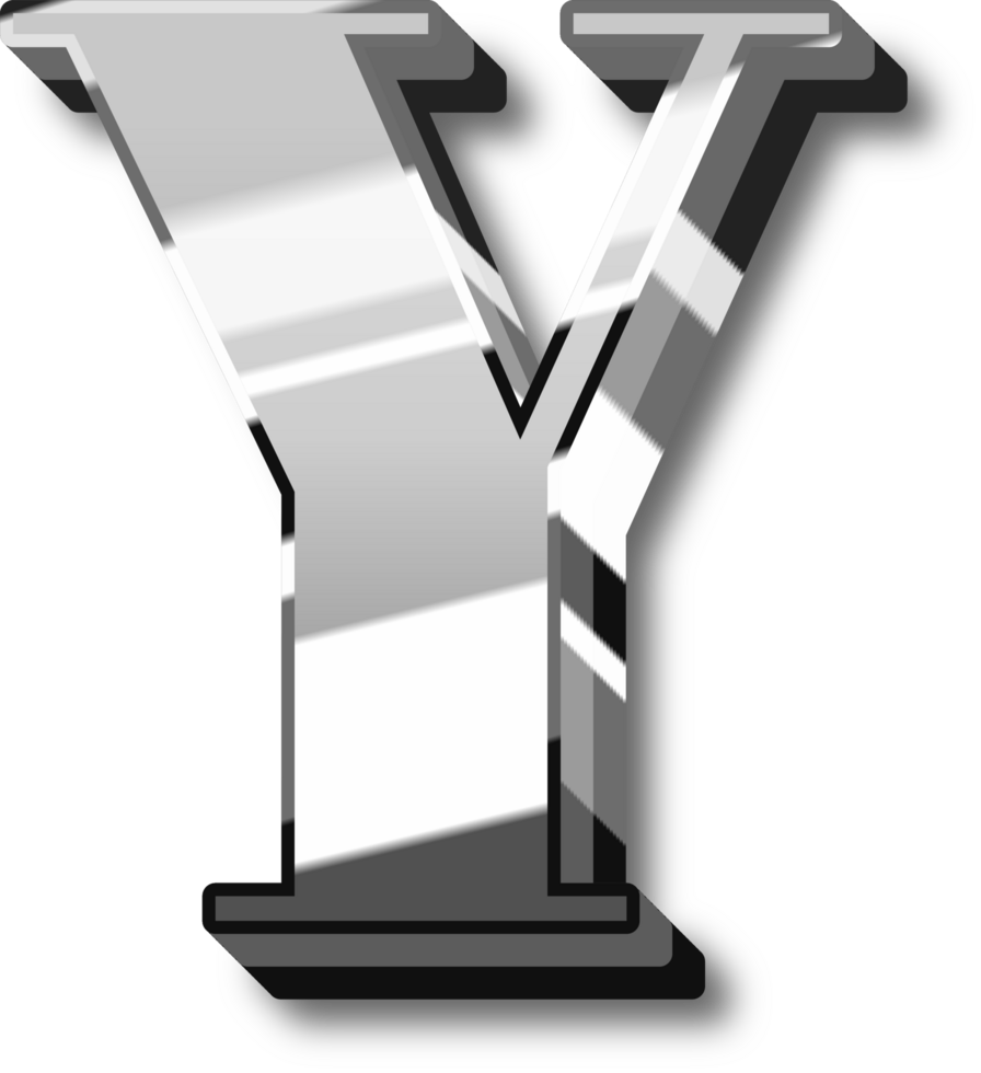 Shine Silver Alphabet Letters and Numbers png