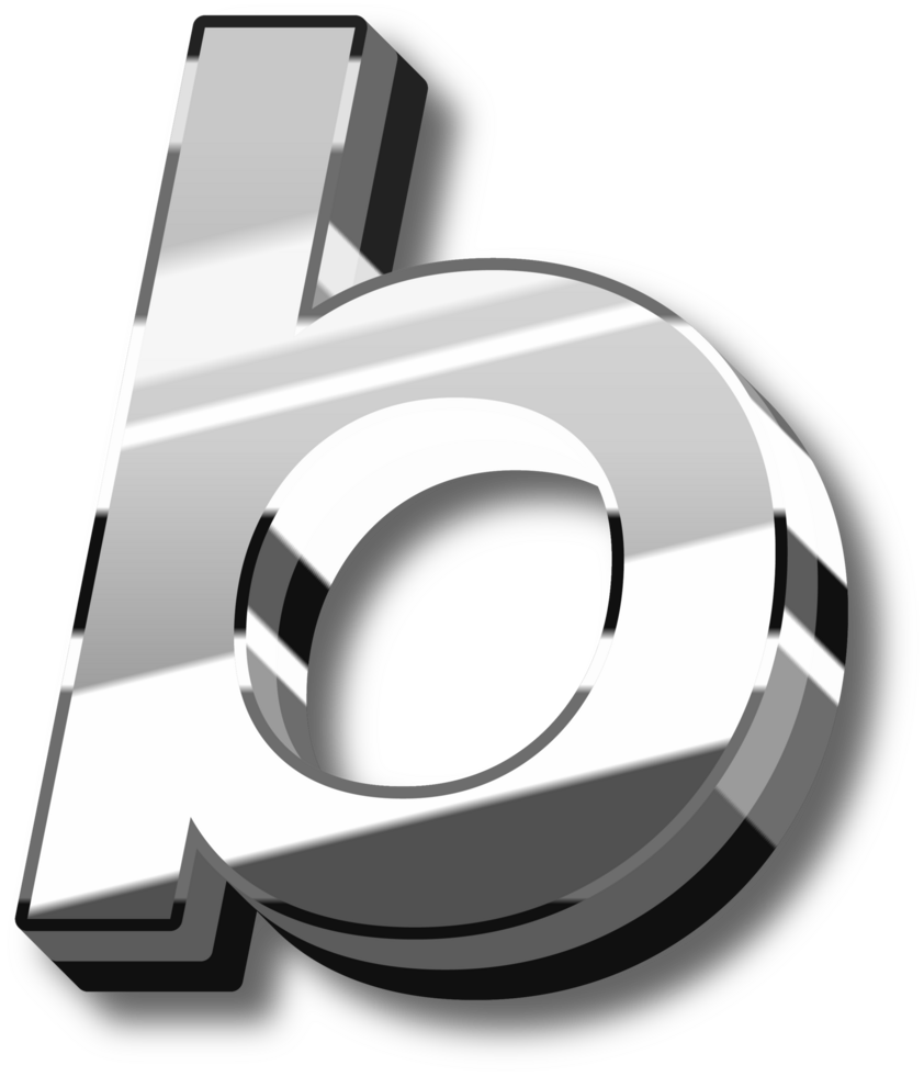 Elegant Silver Alphabet Letters and Numbers png