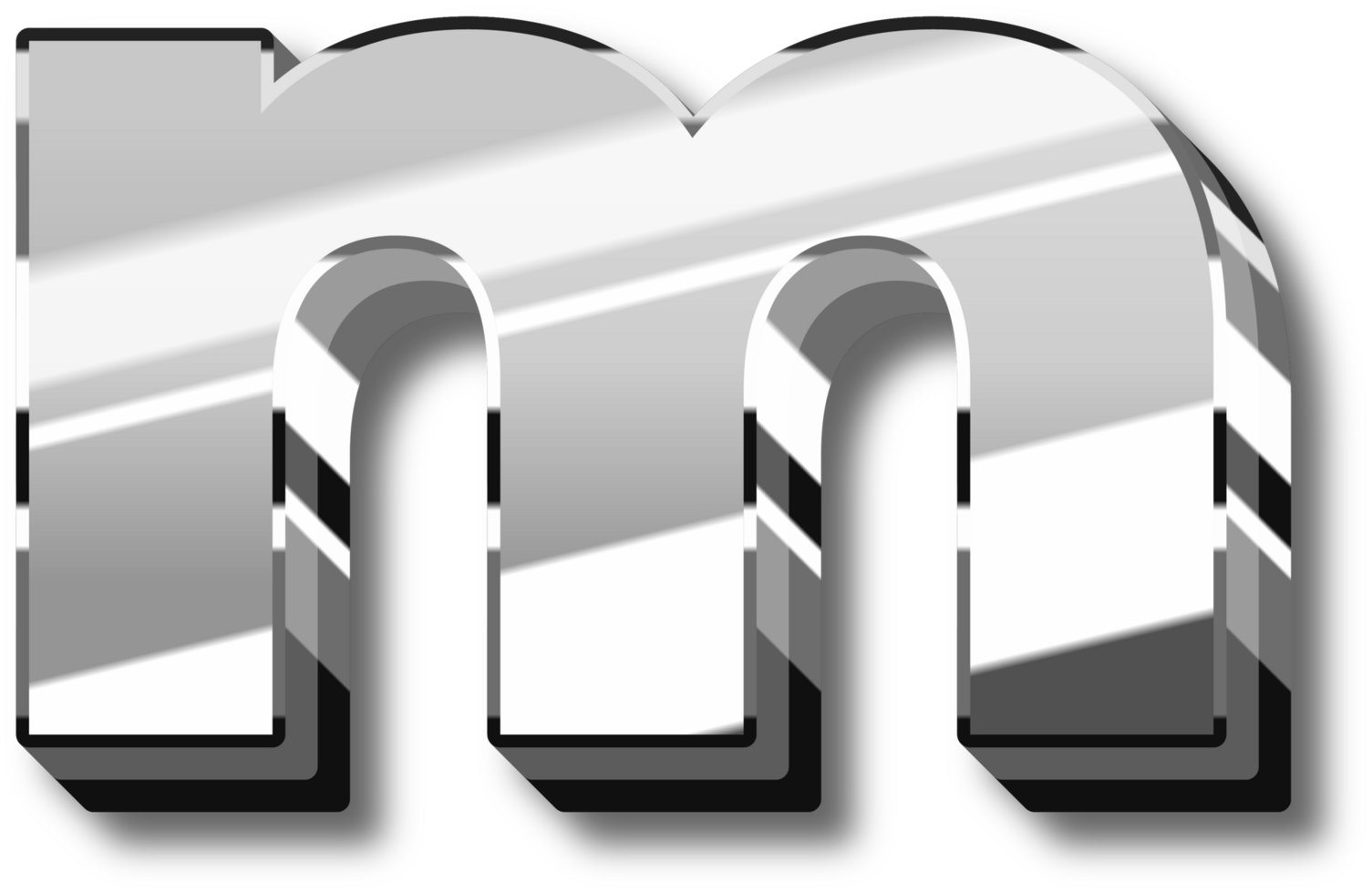 Luxury Silver Alphabet Letters and Numbers png