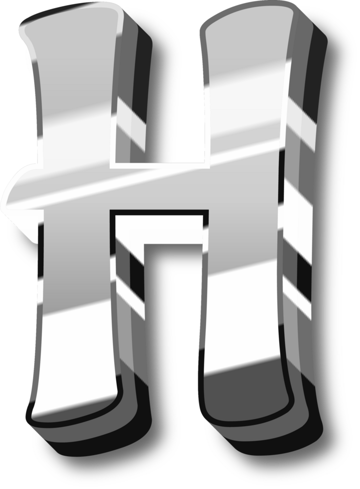 Shine Silver Alphabet Letters and Numbers png