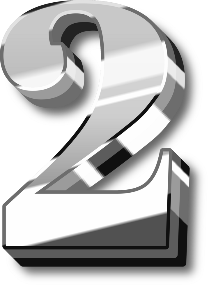 Shine Silver Alphabet Letters and Numbers png