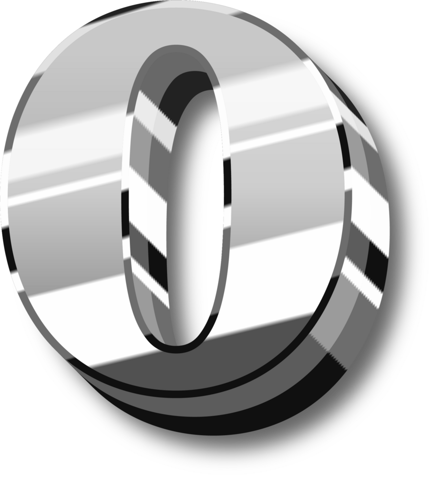 Shine Silver Alphabet Letters and Numbers png
