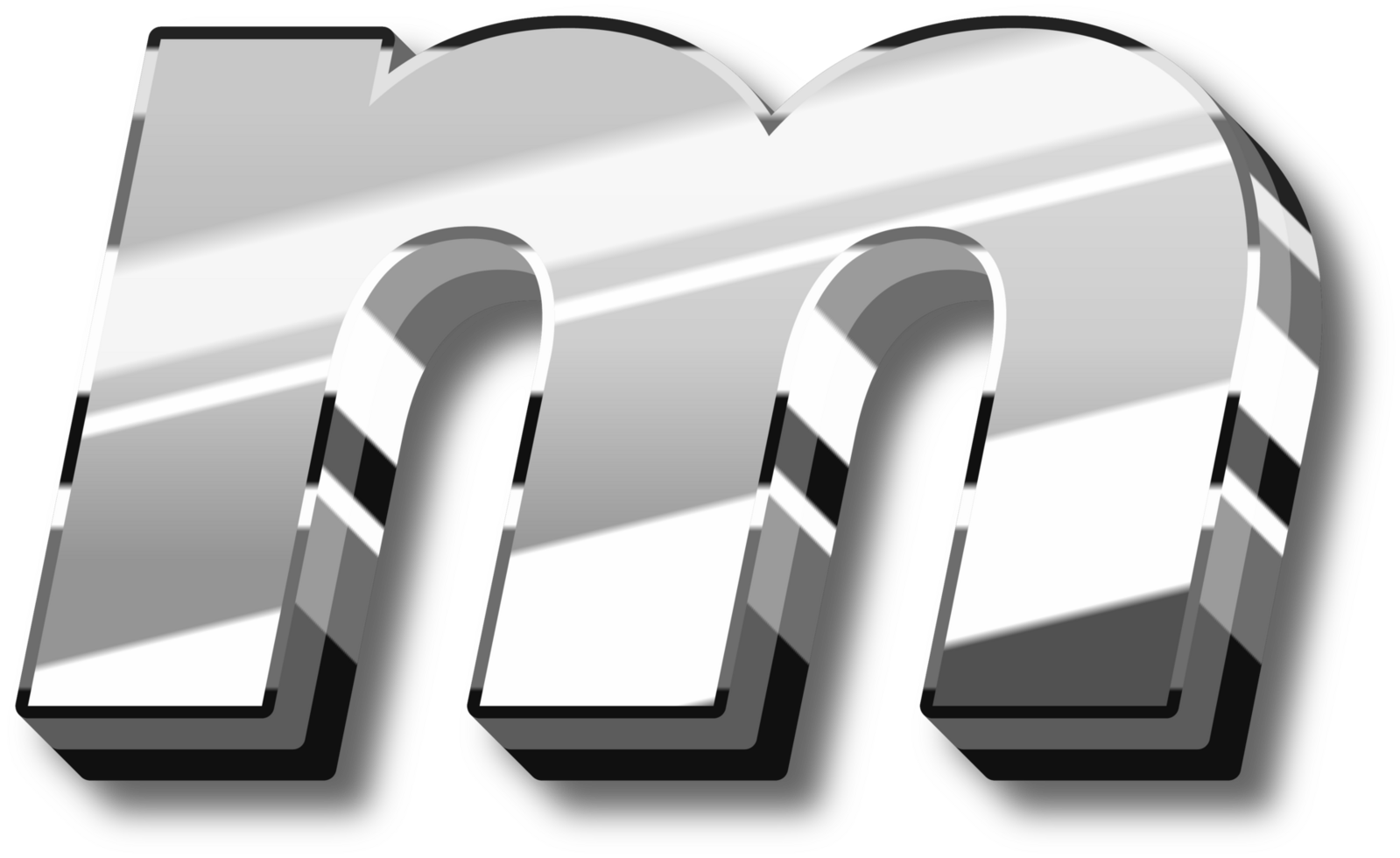 Silver Glossy Alphabet Letter and Number png