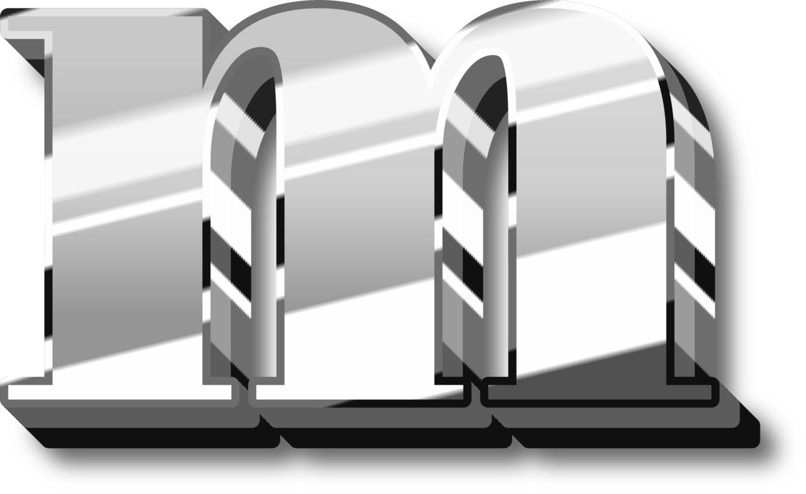 Shine Silver Alphabet Letters and Numbers png