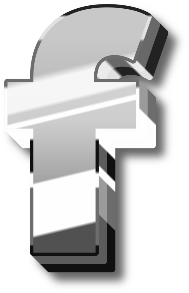 argent brillant alphabet lettre et nombre png