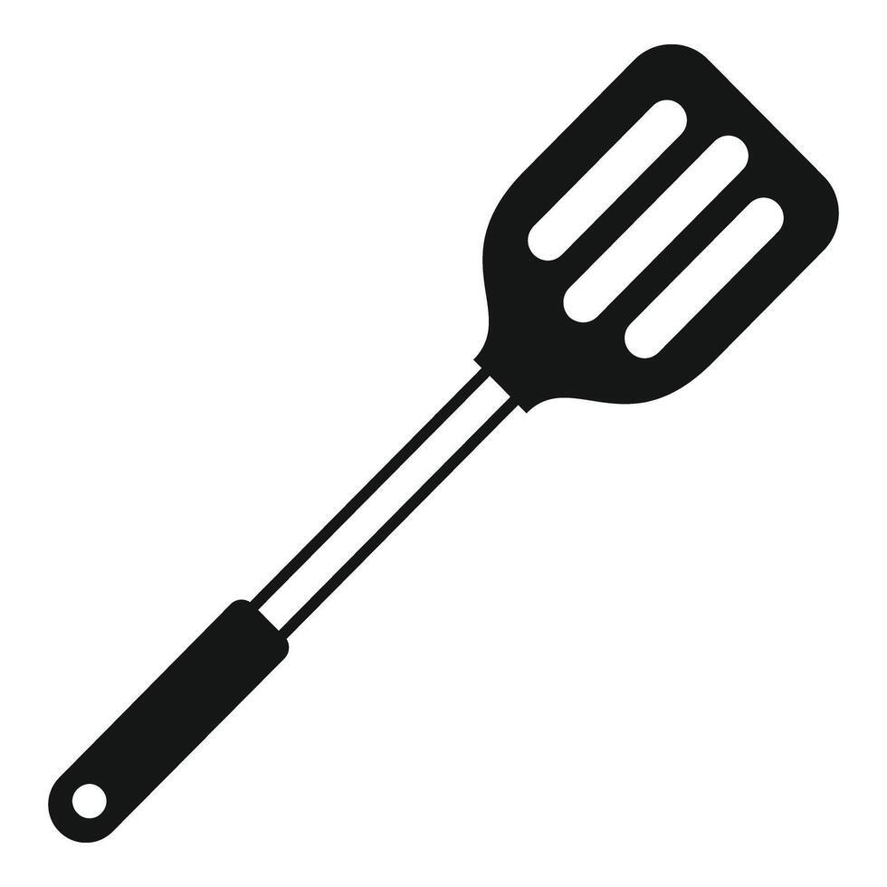Chef spatula icon simple . Cook equipment vector