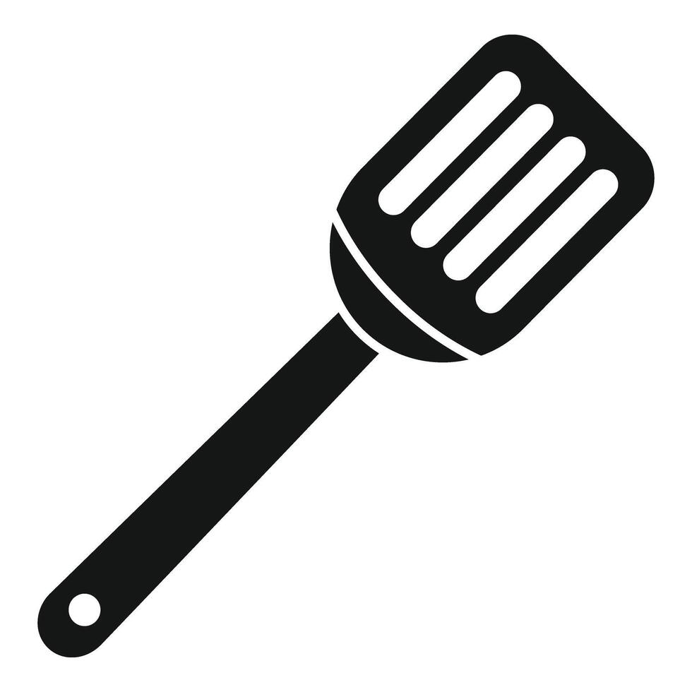 Useful spatula icon simple . Cooking tool vector