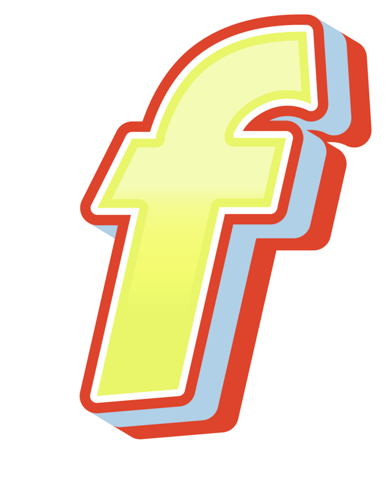 3D Cartoon Alphabet Letter and Number png