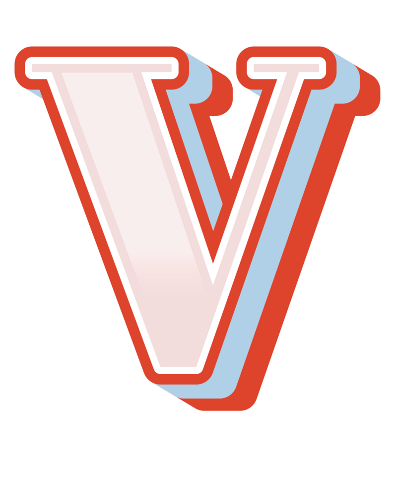 3D Cartoon Alphabet Letter and Number png