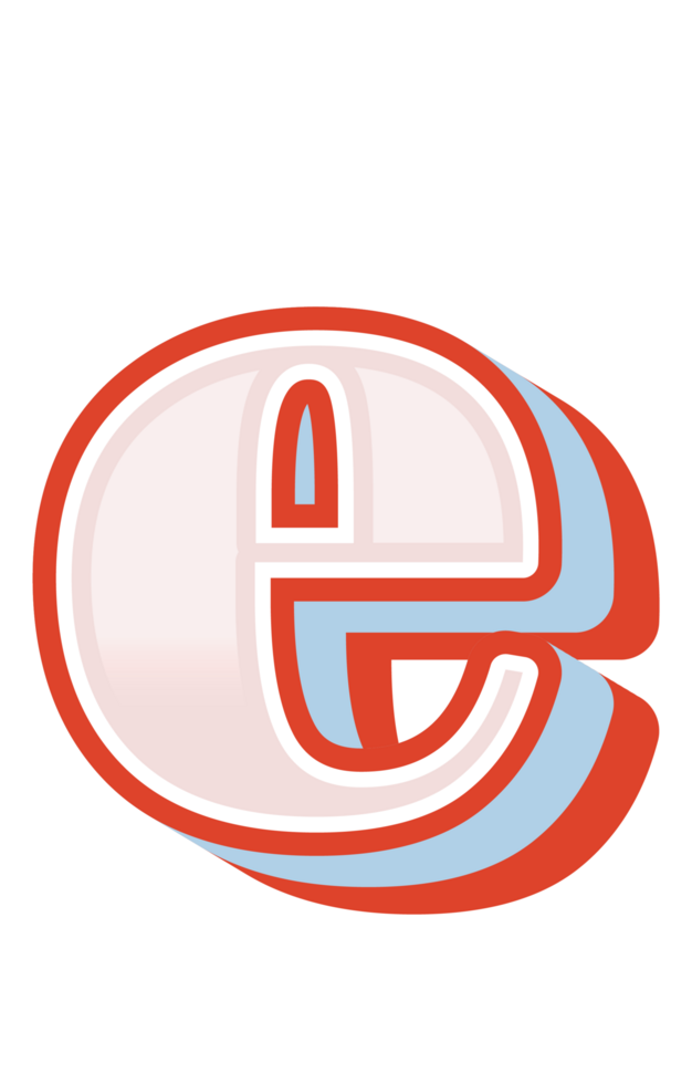 3D Cartoon Alphabet Letter and Number png