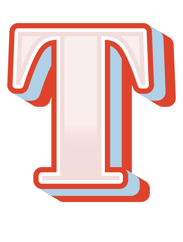 3D Cartoon Alphabet Letter and Number png