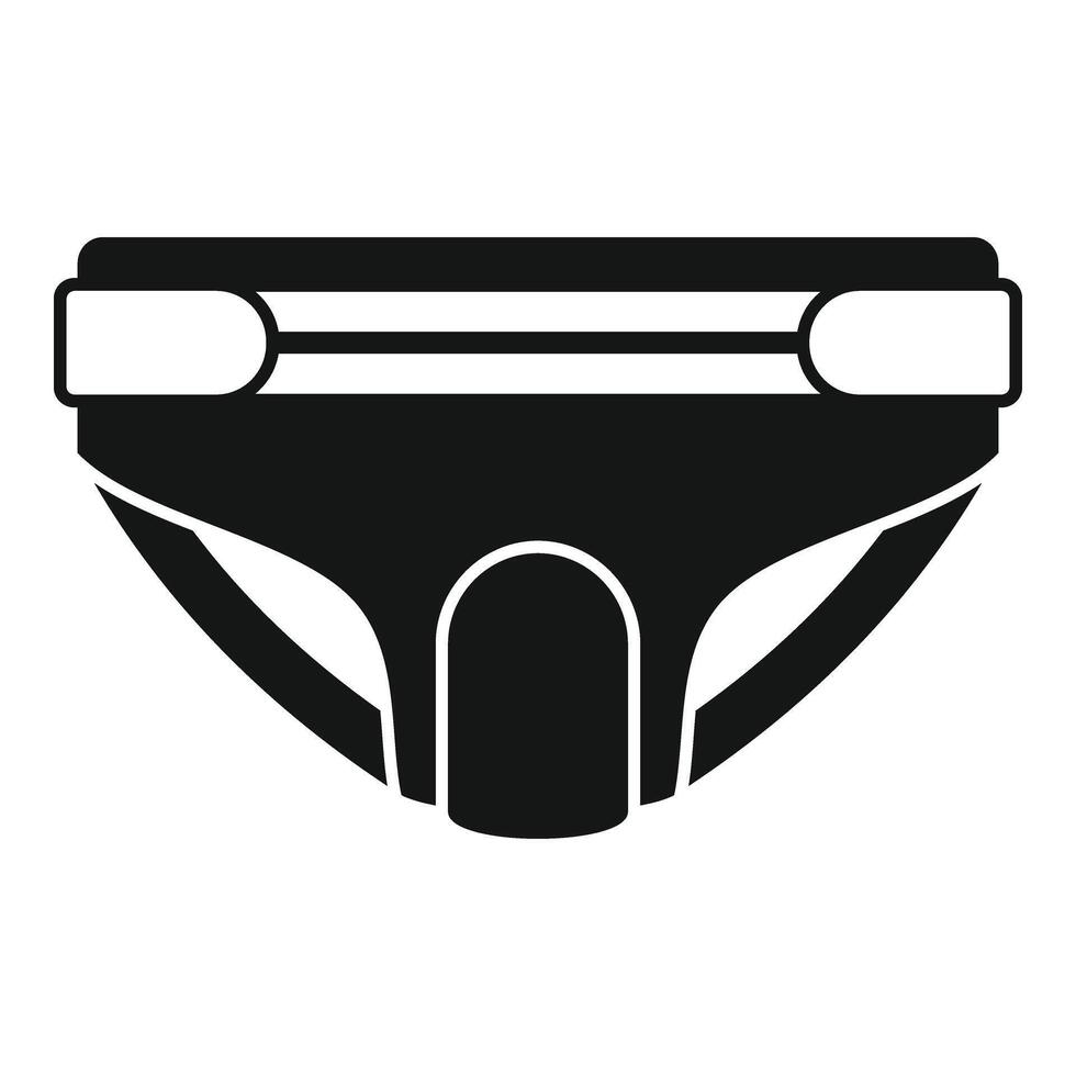 Baby diaper icon simple . Clean object vector