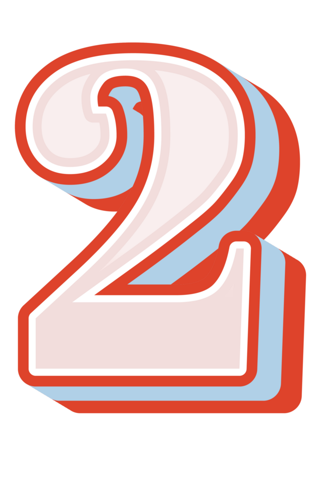 3D Cartoon Alphabet Letter and Number png