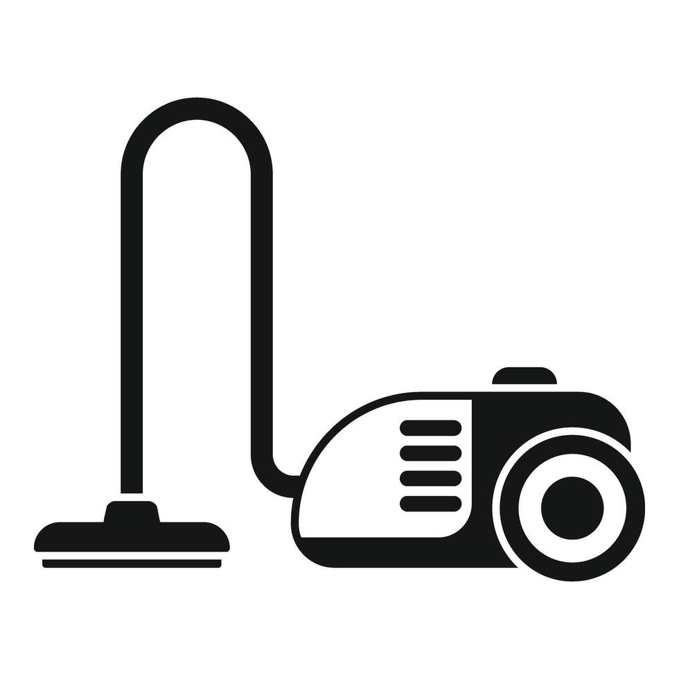 Home vacuum cleaner icon simple . Modern design vector