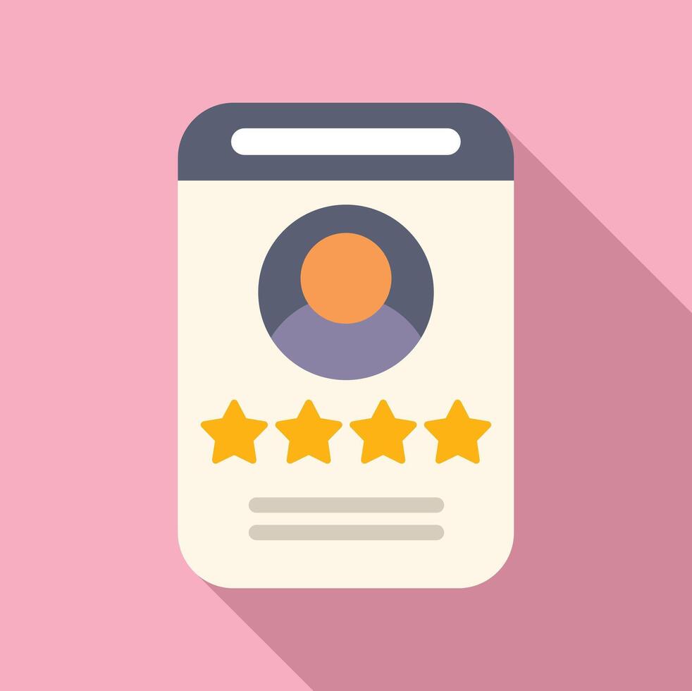 Best rating support chat icon flat . Online web review 43546171 