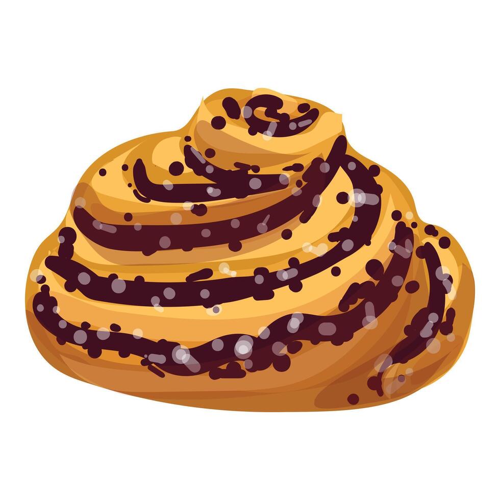 panadería confitería icono dibujos animados . comida caramelo vector