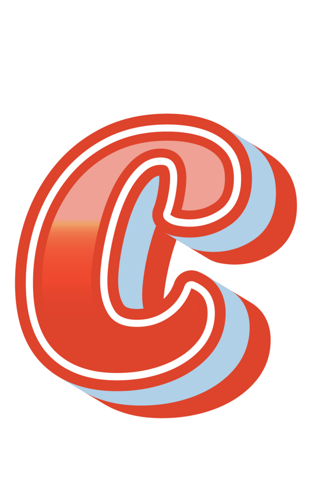 3D Cartoon Alphabet Letter and Number png