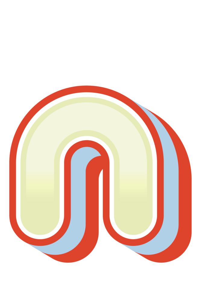 3D Cartoon Alphabet Letter and Number png