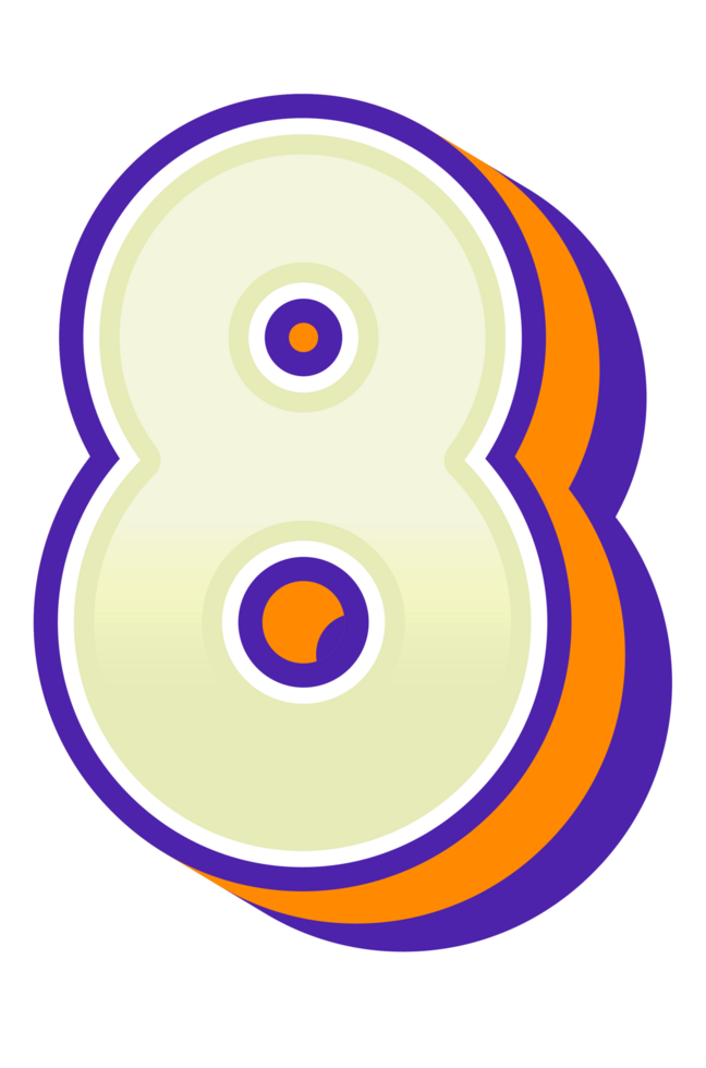 3D Cartoon Alphabet Letter and Number png