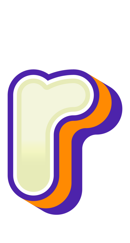 3D Cartoon Alphabet Letter and Number png