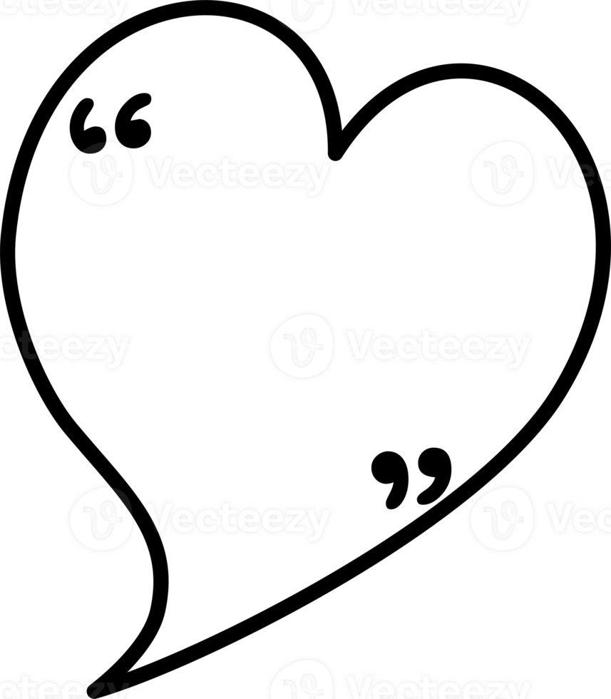 Black and white color speech bubble balloon with quotation marks, icon sticker memo keyword planner text box banner png