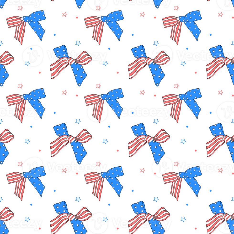 4th of july ribbon clipart