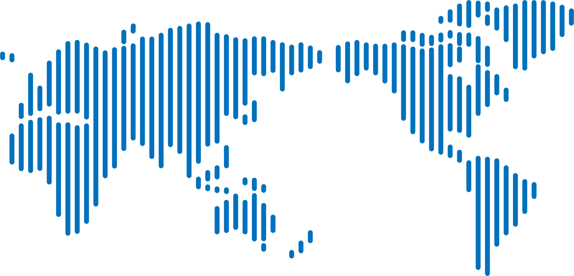 Vertical strip line world map. png