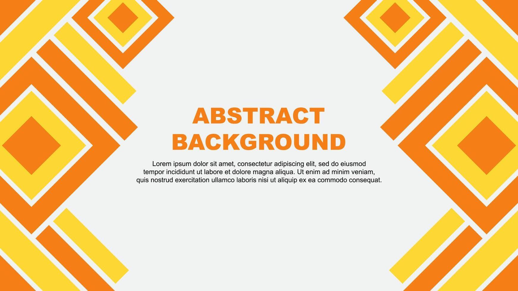 Abstract Yellow Background Design Template. Abstract Banner Wallpaper Illustration. Yellow vector