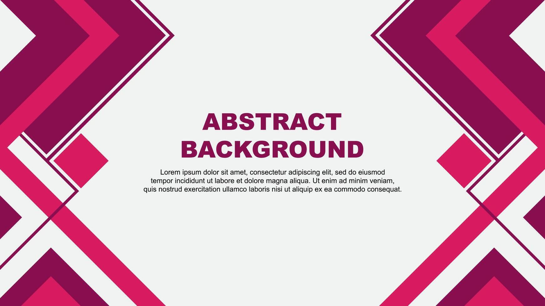 Abstract Pink Background Design Template. Abstract Banner Wallpaper Illustration. Pink Banner vector