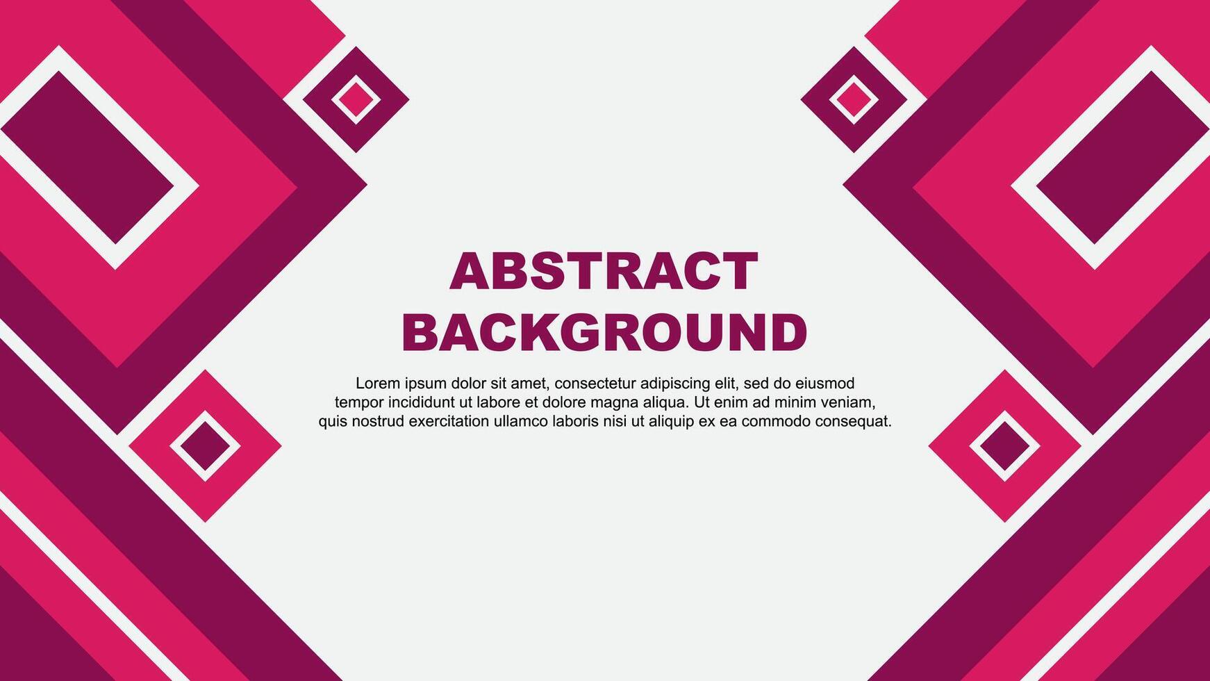 Abstract Pink Background Design Template. Abstract Banner Wallpaper Illustration. Pink Cartoon vector