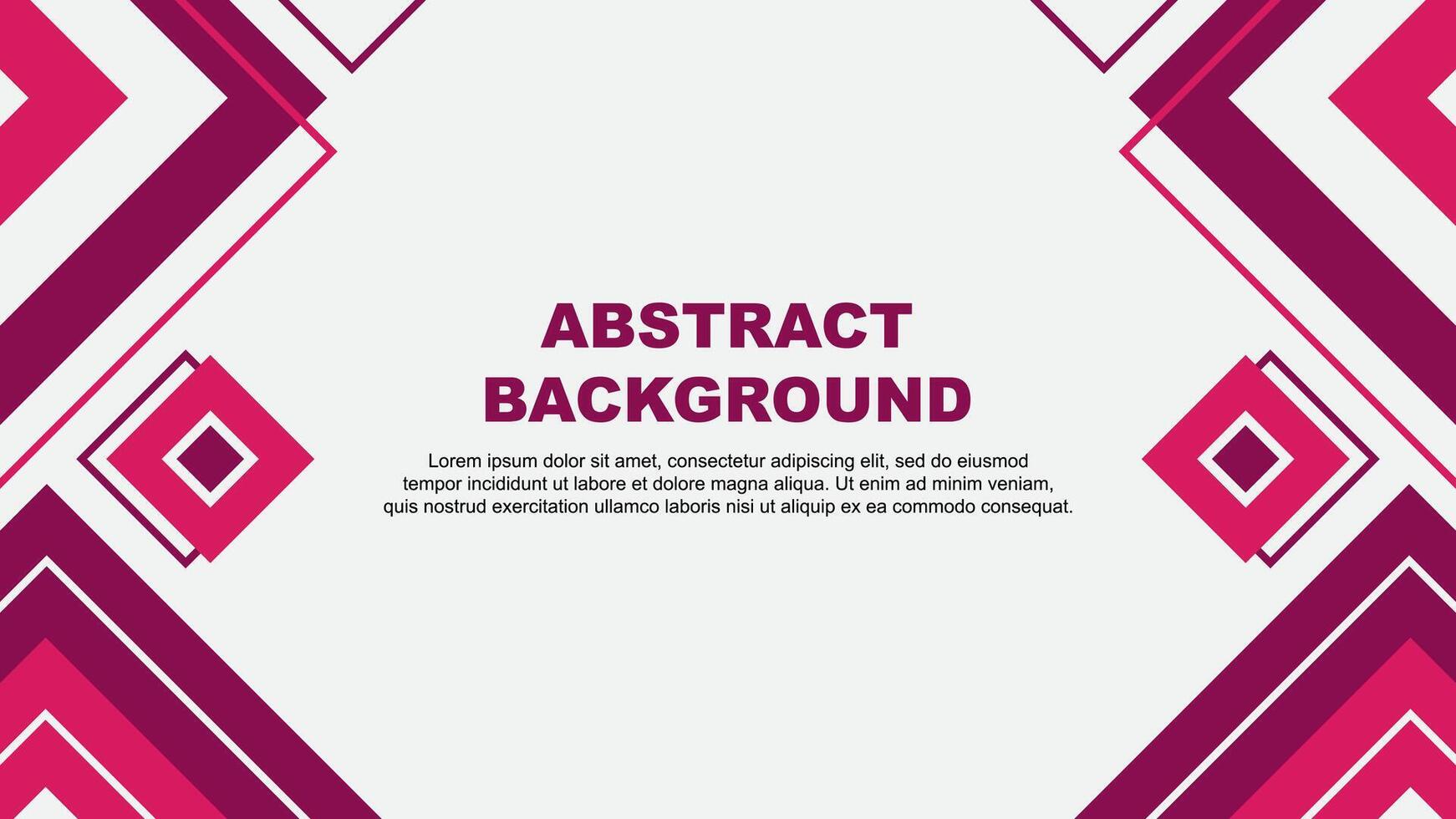 Abstract Pink Background Design Template. Abstract Banner Wallpaper Illustration. Pink Background vector