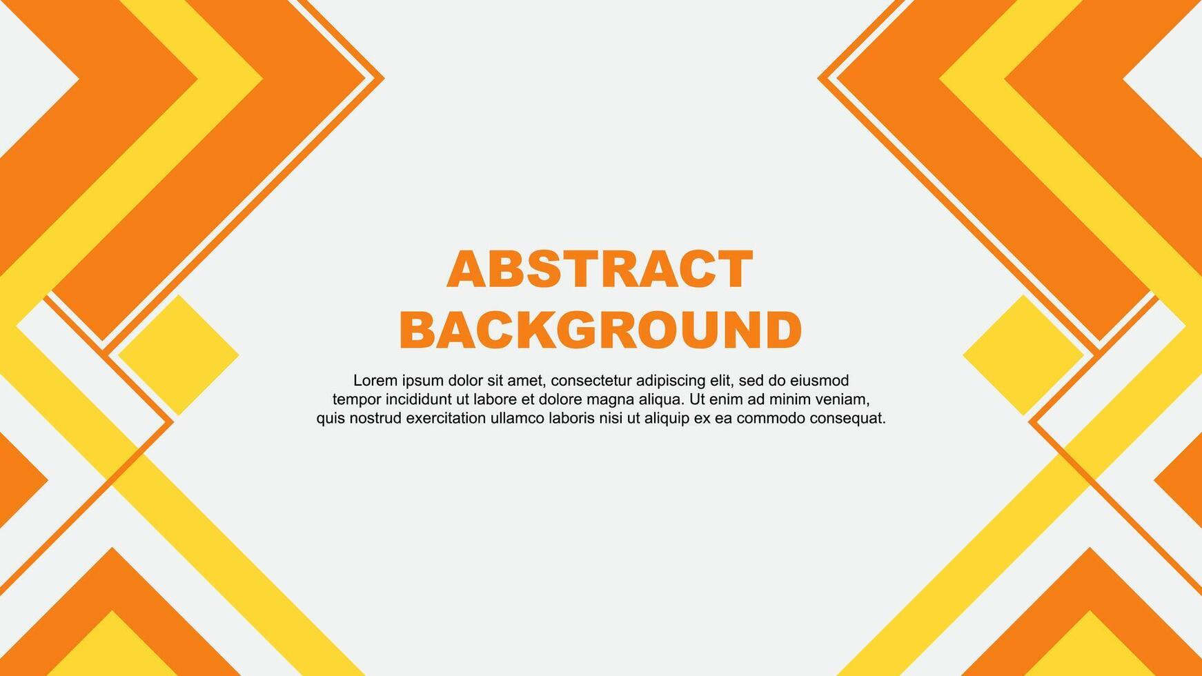 Abstract Yellow Background Design Template. Abstract Banner Wallpaper Illustration. Yellow Banner vector