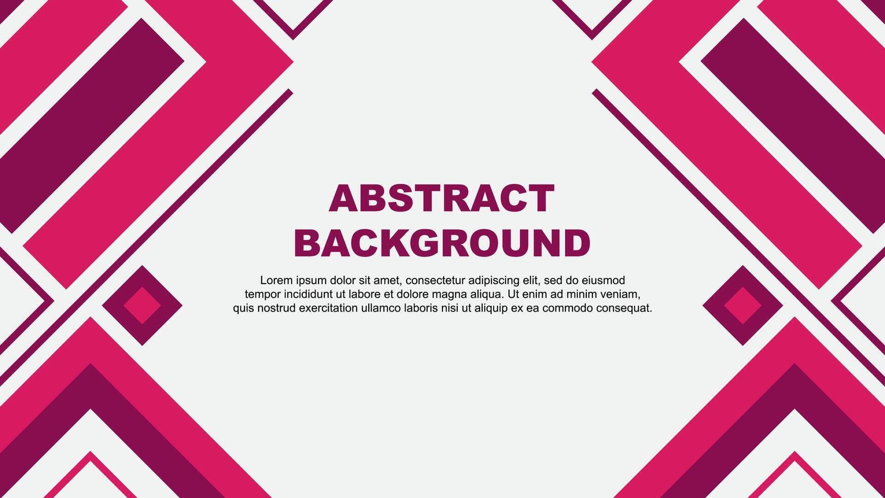 Abstract Pink Background Design Template. Abstract Banner Wallpaper Illustration. Pink Flag vector
